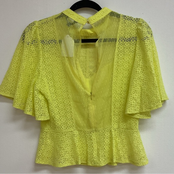 Strut & Bolt- Yellow Lace Top - Picture 2 of 3
